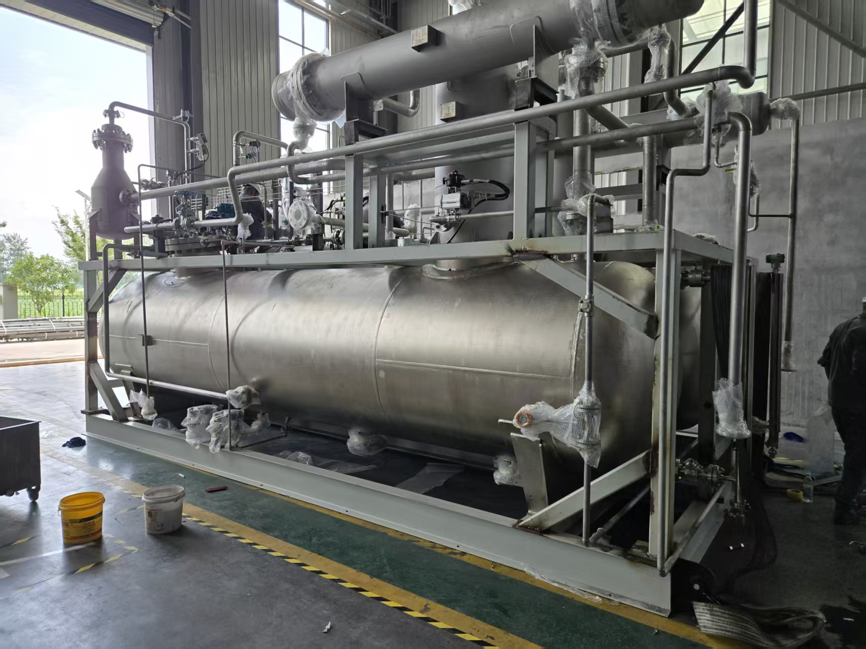 笃舜发往吉林长春市中车长春轨道客车股份有限公司分离撬装设备发货