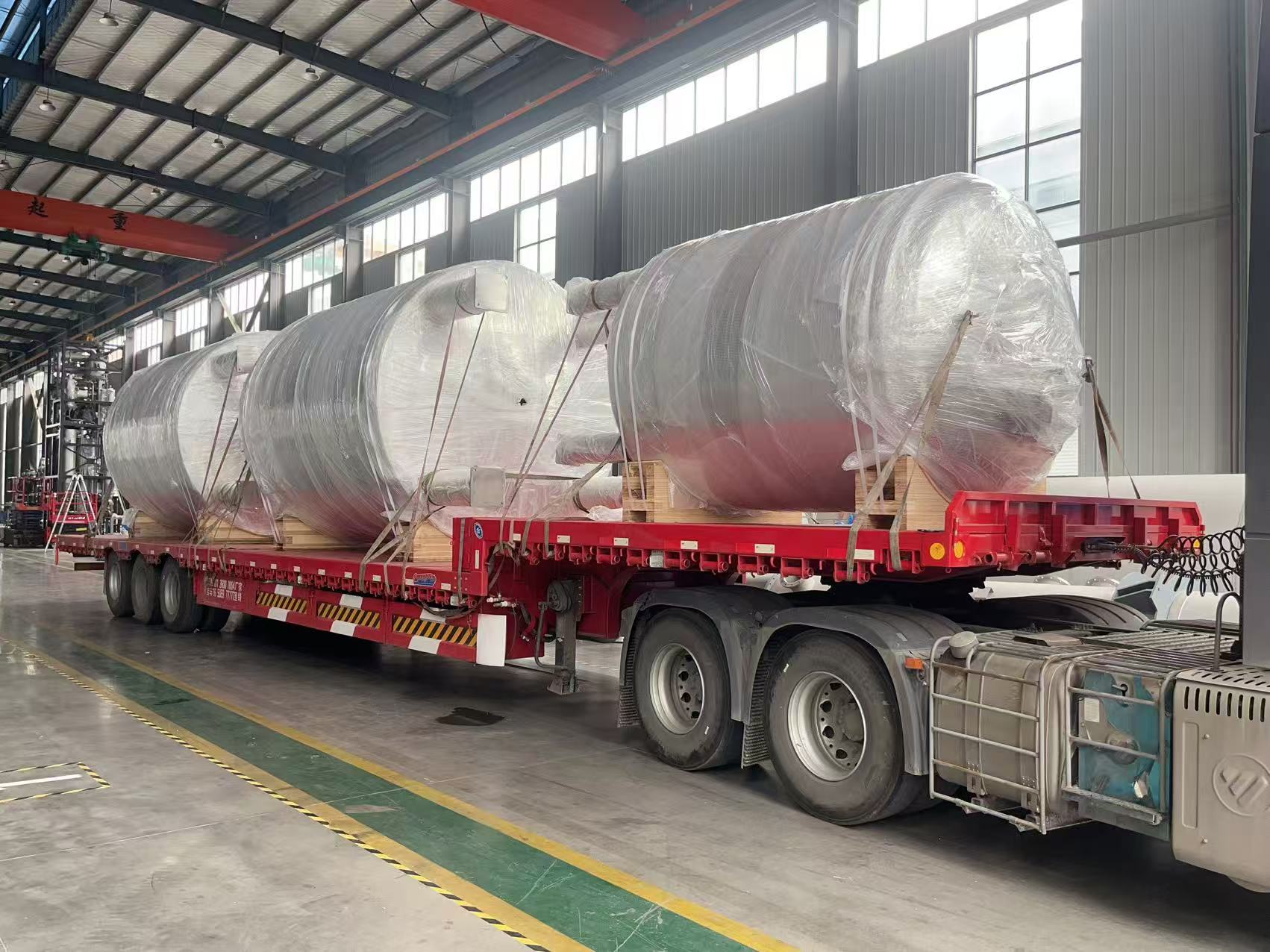 笃舜发往上海创洁兰州生物所项目设备发货现场